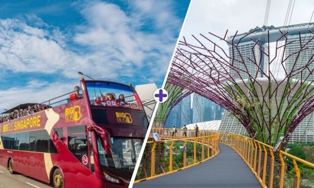 Big Bus Singapore Hop-On, Hop-Off Bus & Gardens by the Bay